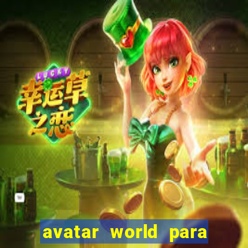 avatar world para imprimir e colorir